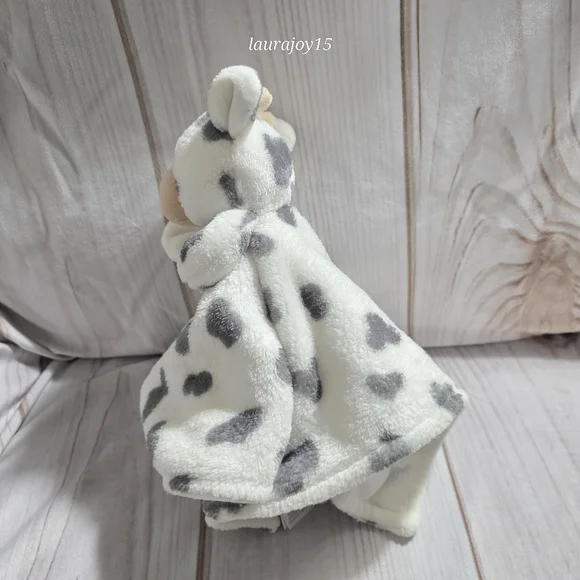 Carters Cow Calf Plush Lovey Mini Security Blanket Gray White 2024 - Picture 2 of 10